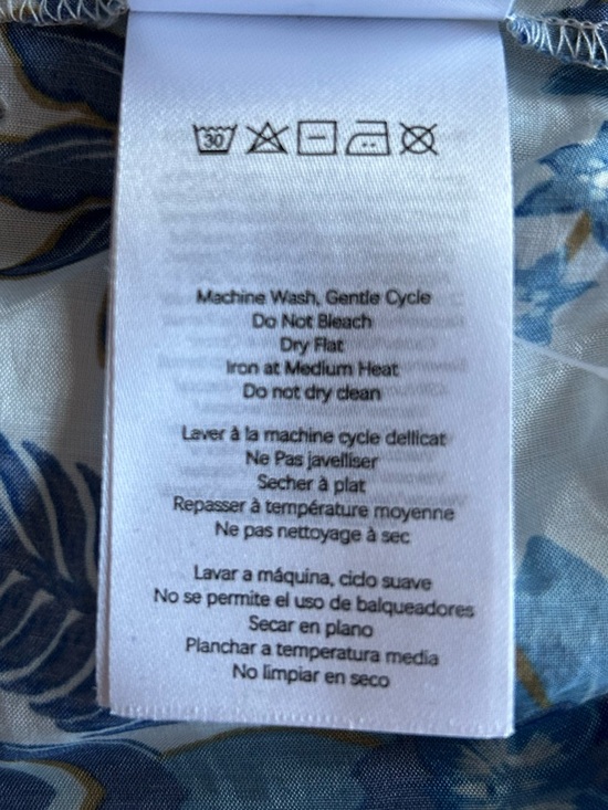 FARM Rio Ana Tapestry Cotton Blend Ruffle Top NWT Size Large - Picture 10 of 10